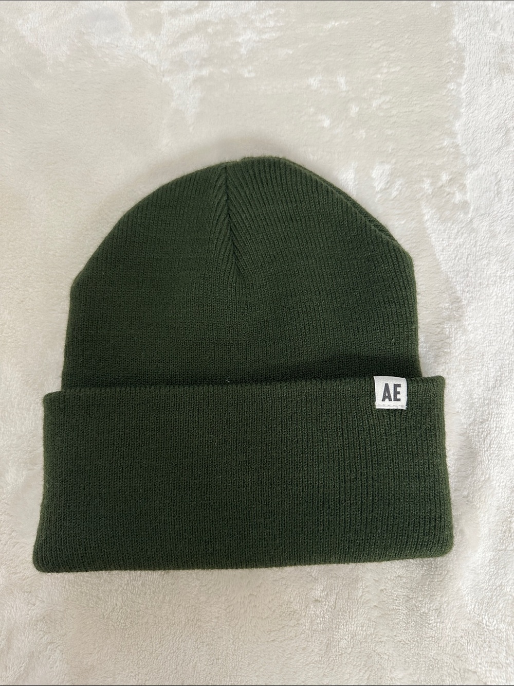 American Eagle Outfitters Kids Olive Green Knit Beanie